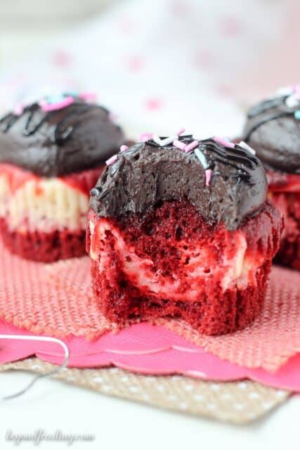 Red Velvet Chocolate Cream Cheese Cupcakes Beyond Frosting