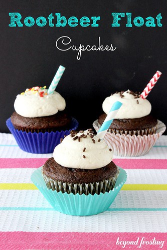 Root beer Float Cupcakes - Beyond Frosting