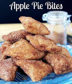 A tray full of Deep Fried Apple Pie Bites