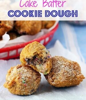 3 Deep-Fried Cake Batter Cookie Dough Bites
