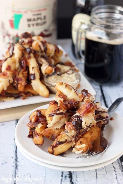 Loaded Maple Bacon Donut Fries