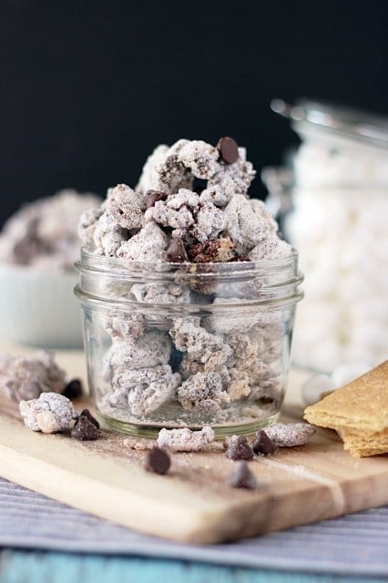 S'mores Rice Krispie Muddy Buddies