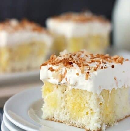 Moist Coconut Lime Poke Cake Recipe | Beyond Frosting