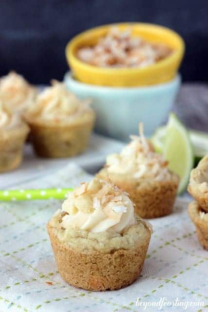 Key Lime Cheesecake Cookies | beyondfrosting.com | #keylime