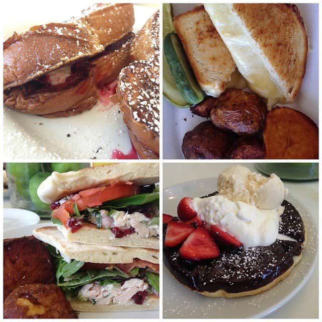 Collage of foods from Morgan's restaurant in Miami