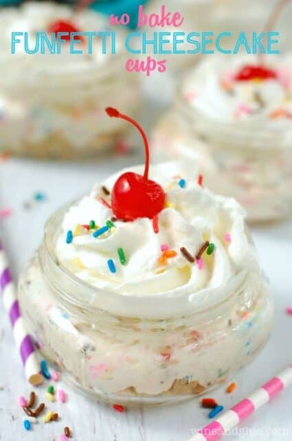 13- FUNFETTI CHEESECAKE CUPS