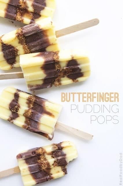 27- butterfinger pudding pops