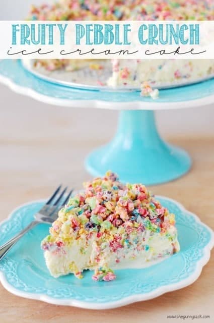 4- FRUITY PEBBLE CAKE