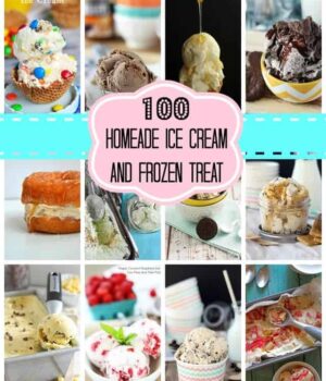 Over 100 of the BEST homemade Ice Creams and Frozen treats including milkshakes, popsicles.