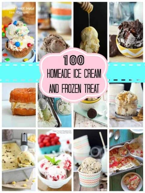 Over 100 of the BEST homemade Ice Creams and Frozen treats including milkshakes, popsicles.