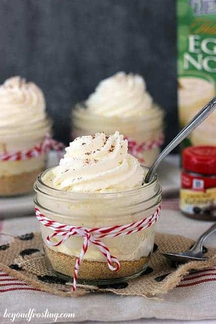 Eggnog Cream Pie Parfaits