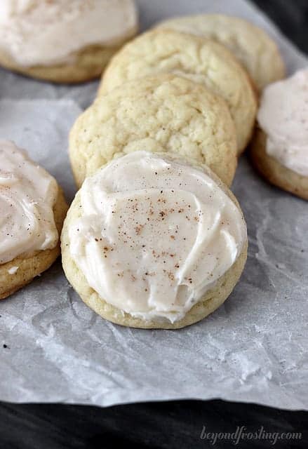 Eggnog sugar cookies