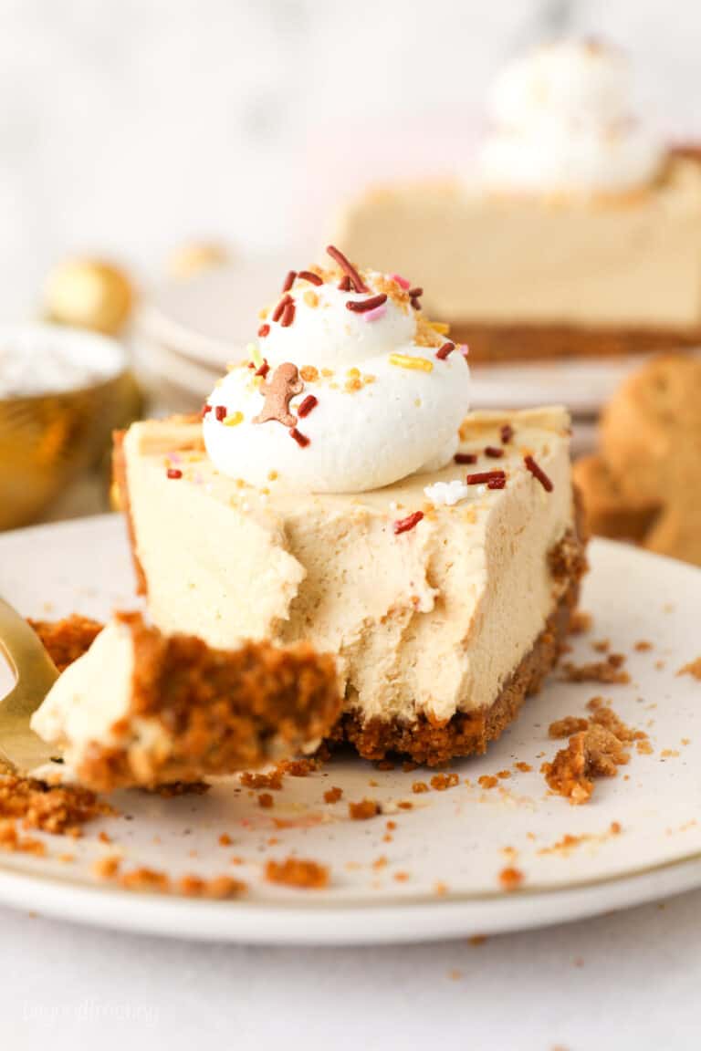 No Bake Gingerbread Cheesecake Recipe | Beyond Frosting