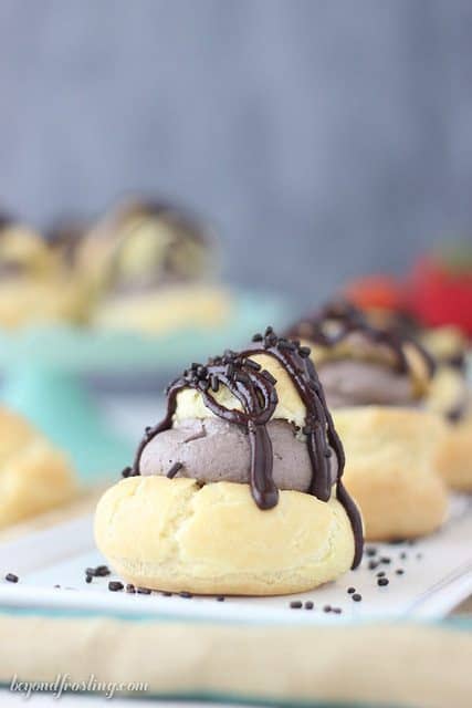 Simple Chocolate Cream Puffs! Anyone can make these at home!