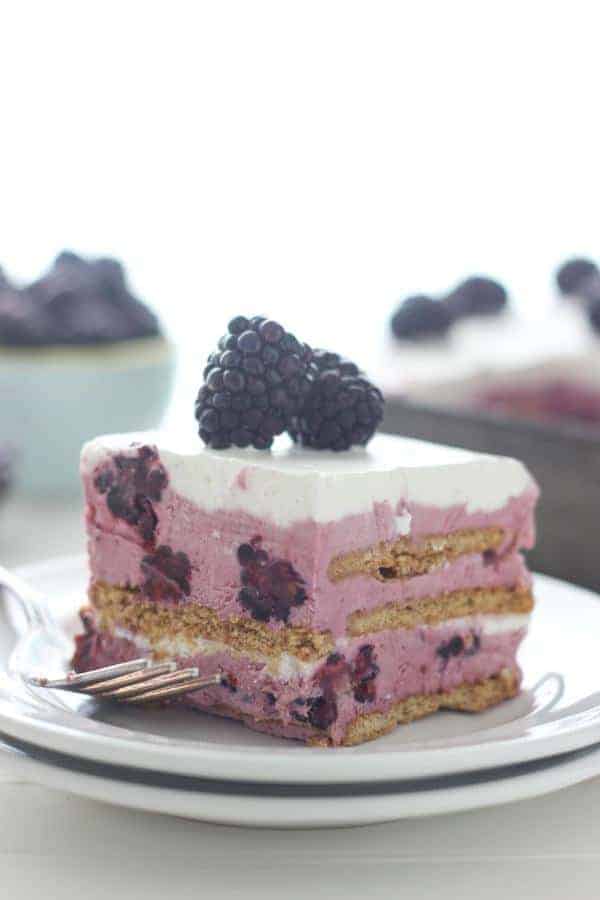 Blackberry and Chocolate Ice Cream Icebox Cake Recipe