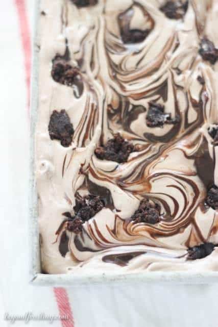Fudgey Brownie Batter Ice Cream