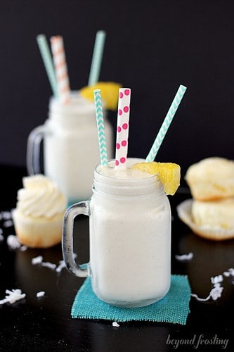 Pina Colada Cupcake Shake