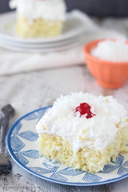 Pina Colada Poke Cake - Beyond Frosting