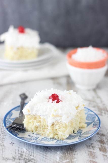 The BEST Pina Colada Poke Cake