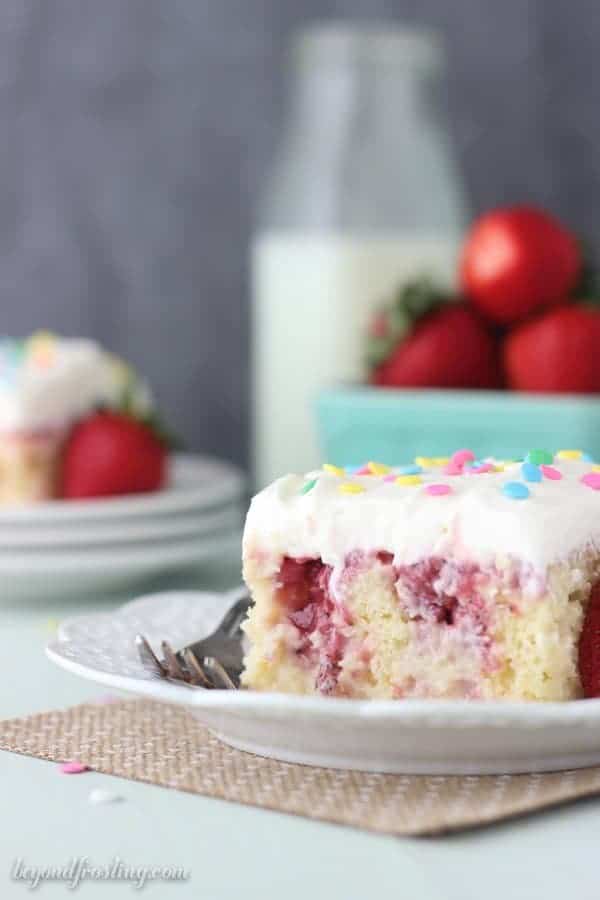 Strawberry Poke Cake