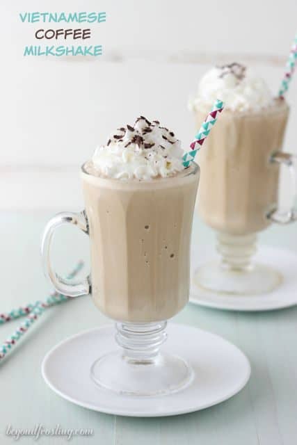 Vietnamese Coffee Milkshake - Beyond Frosting