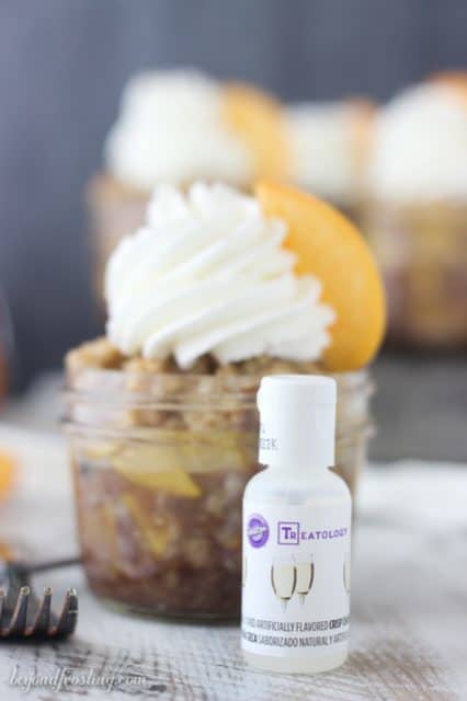 Use the new Wilton Treatology flavors to create this campaign whipped cream.