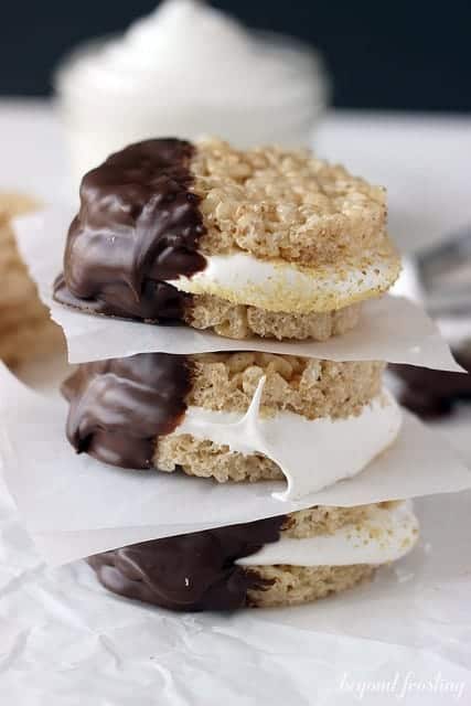 S’mores Cream Pie Cookie Cups