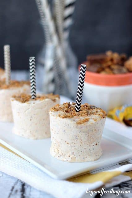 Butterfinger pudding pops