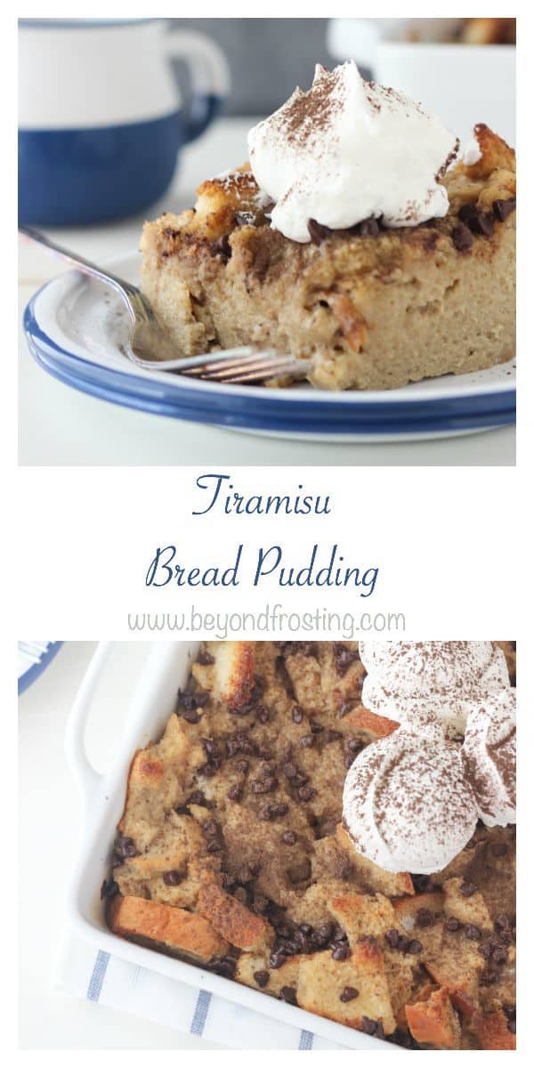 Tiramisu Bread Pudding - Beyond Frosting