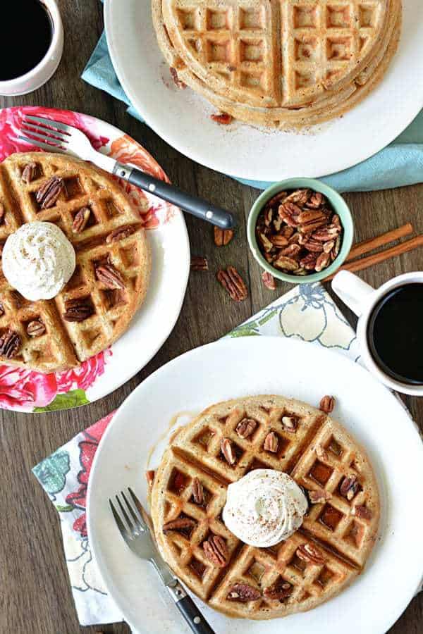 Coffee-Flavored Belgian Waffles Recipe