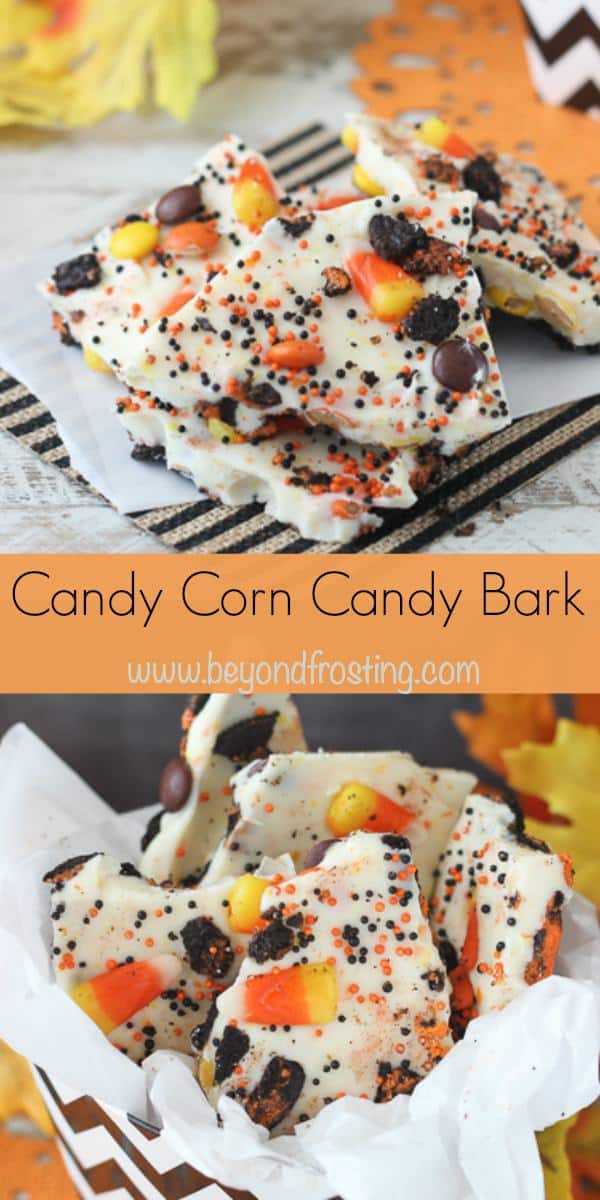 Candy corn bark_collage