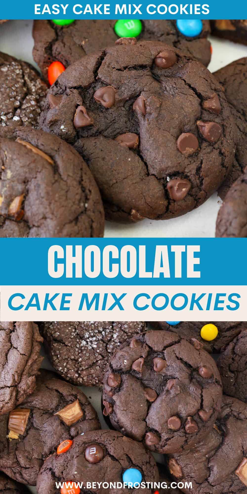 Chocolate Cake Mix Cookies | Beyond Frosting