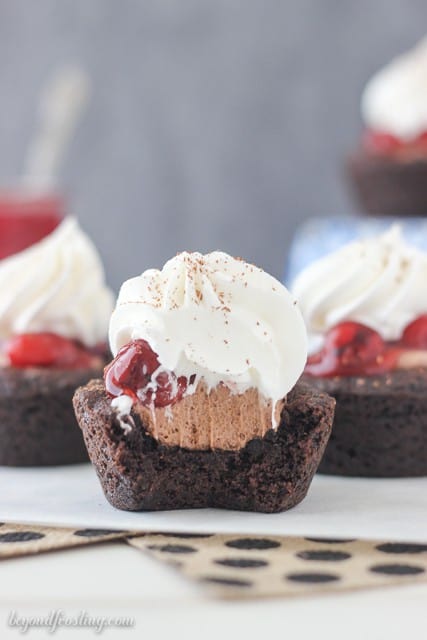 Take a big bite if these Black Forest Cream Pie Cookies