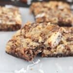 Brownie Brittle Toffee Seven Layer Bars, quick, easy and loaded with chocolate and toffee goodness.