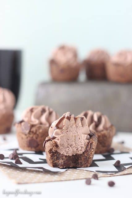 These Hot Chocolate Cookie Cups are a perfect treat to enjoy this winter. It’s a hot chocolate cookie filled with hot chocolate whipped cream and drizzled with more chocolate.