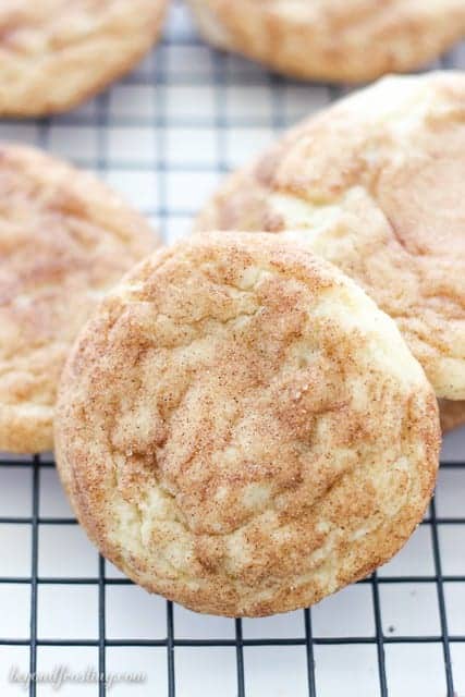 These Perfect Soft and Chewy Snickerdoodles are crisp on the edges and soft in the middle. A buttery, sugar cookie rolled in cinnamon and sugar.