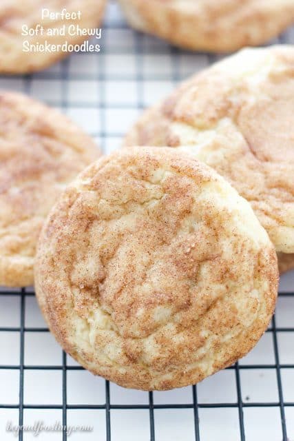 Perfect Soft and Chewy Snickerdoodles - Beyond Frosting