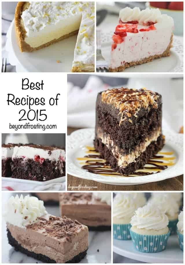 “The 2015 top 10 best recipes from beyondfrosting.com
