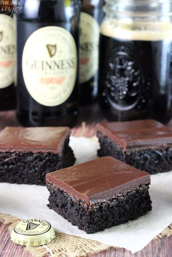 Gooey Guiness Brownies