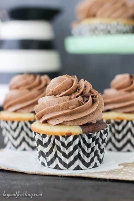 Triple Irish Cream Cupcakes