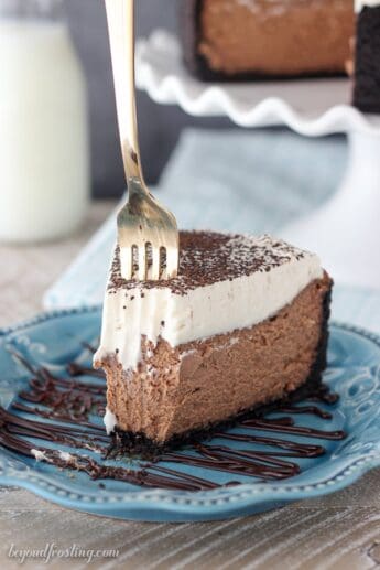 Silky Bailey's Chocolate Cheesecake Recipe | Beyond Frosting
