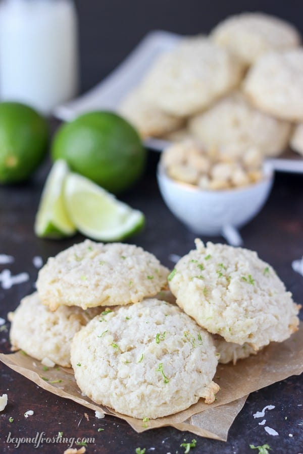 You won’t be able to stop after just one! These Chunky Coconut Lime Cookies are bursting with fresh flavor. This recipe is a must-have. Grab the recipe at www. beyondfrosting.com