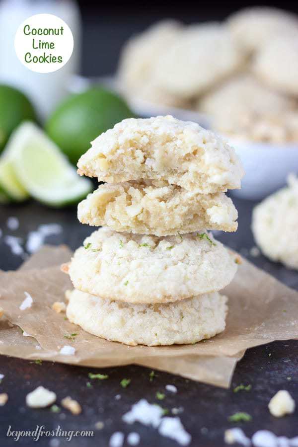 You won’t be able to stop after just one! These Chunky Coconut Lime Cookies are bursting with fresh flavor. This recipe is a must-have. Grab the recipe at www. beyondfrosting.com