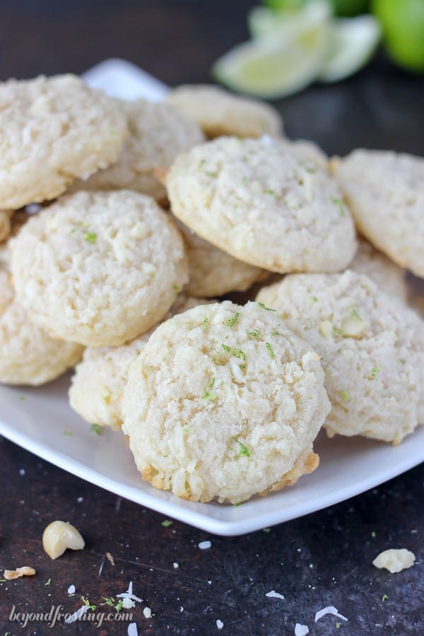 coconut lime cookies