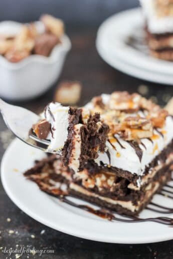 Easy No-Bake Snickers Icebox Cake | Beyond Frosting