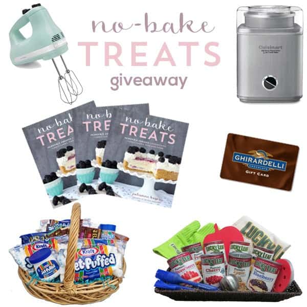 No-Bake Treats Cookbook giveaway