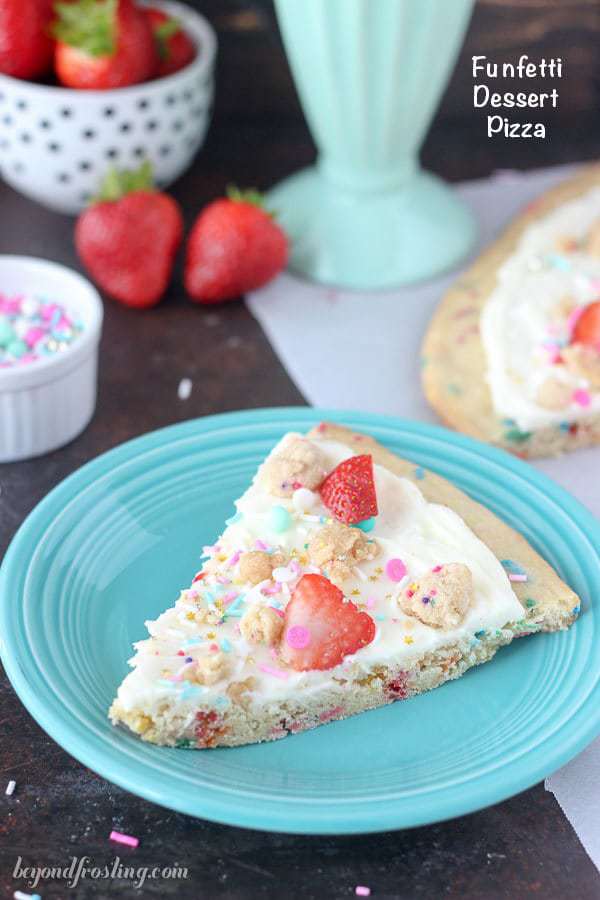 Funfetti Dessert Pizza - Beyond Frosting