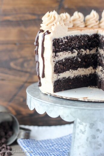 Chocolate Sweet Potato Cake with Brown Sugar Frosting