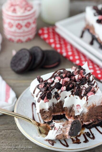 Creamy No-bake Peppermint Oreo Lush 