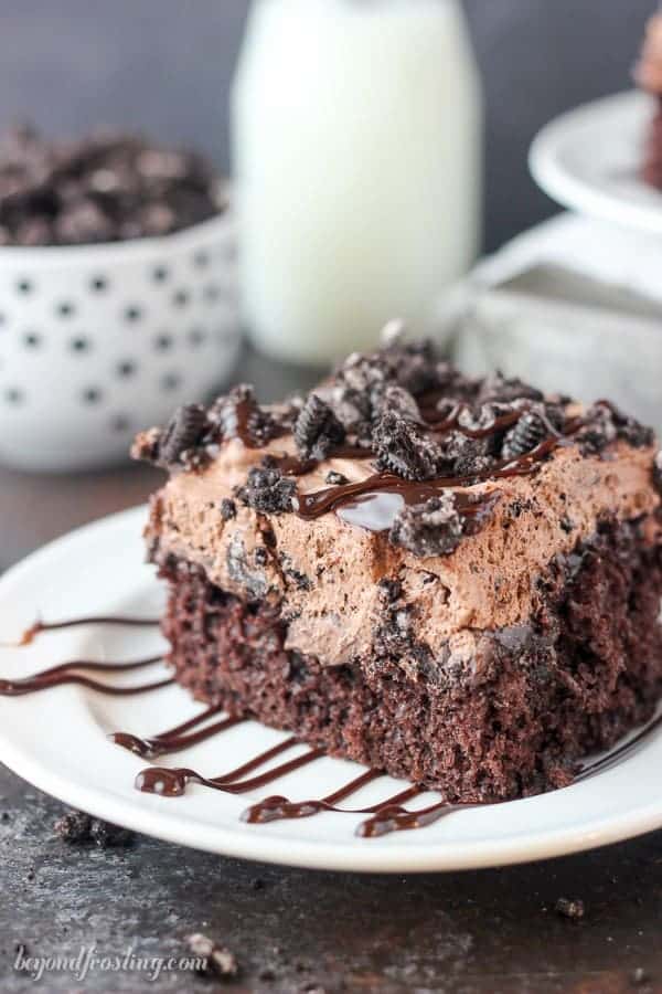 Oreo Dirt Poke Cake Beyond Frosting